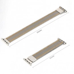 Chain Loop Correa de Repuesto Metal para Apple Watch 7 45mm
