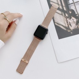Correa Reloj Apple Watch 7 45mm de Acero Recto para Mujer