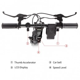 Patinete Eléctrico 10 Pulgadas Plegable 500W Carga Máxima 120 Kg