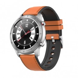 Reloj Inteligente Impermeable Hombre con Correa de Piel