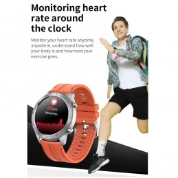 Reloj Inteligente Impermeable para Hombre con Correa de Metal