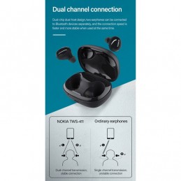 Nokia TWS-411 Auriculares Bluetooth 5.1 con Reducción de Ruido y Caja de Carga