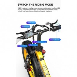 Bicicleta Eléctrica Plegable 20 Pulgadas 1000W 48V15AH