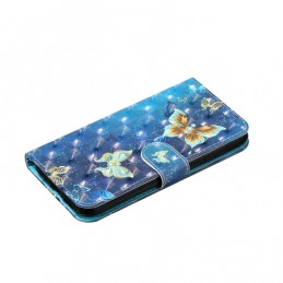 Funda con Mariposas en 3D para Samsung Galaxy S22 Ultra
