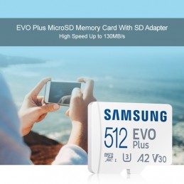 Samsung EVO Plus Micro SD 512GB Tarjeta de Memoria