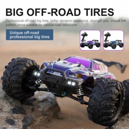 RAPIDLY Coche Teledirigido 4X4 4WD RC Monster Truck Coupe Escala 1:16