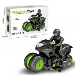 Motocicleta Teledirigida Stunt Drift Alta Velocidad