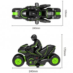 Motocicleta Teledirigida Stunt Drift Alta Velocidad