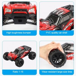 JJR/C Coche 4x4 Teledirigido Radio Control Todoterreno RC 2.4GHz