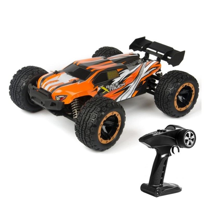 Coche Radio Control 4X4 Tracción Integral y Faros LED Robusto BigFoot