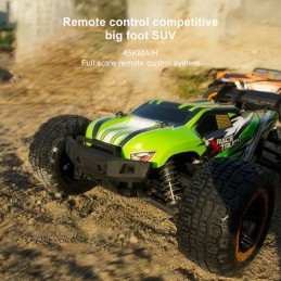 Coche Radio Control 4X4 Tracción Integral y Faros LED Robusto BigFoot