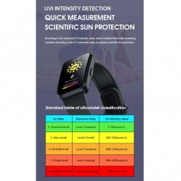 HAMTOD V300 Smartwatch con Termómetro Pulsometro