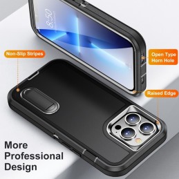 Funda Rugged iPhone 13 Pro 3 en 1