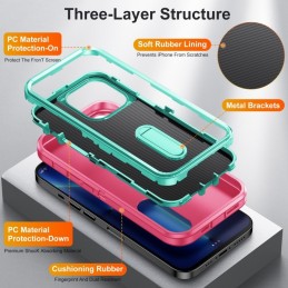 Funda Rugged iPhone 13 Pro 3 en 1