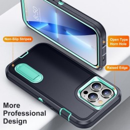 Funda Rugged iPhone 13 Pro 3 en 1