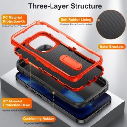 Funda Rugged iPhone 13 Pro 3 en 1
