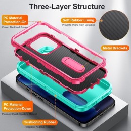Funda Rugged iPhone 13 Pro 3 en 1
