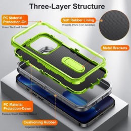 Funda Rugged iPhone 13 Pro 3 en 1