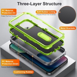 Funda Rugged iPhone 13 mini 3 en 1