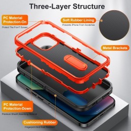 Funda Rugged iPhone 13 mini 3 en 1