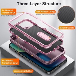 Funda Rugged iPhone 13 mini 3 en 1