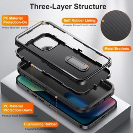 Funda Rugged iPhone 13 mini 3 en 1