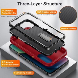 Funda Rugged iPhone 13 mini 3 en 1