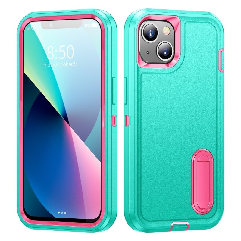 Funda Rugged iPhone 13 con Soporte 3 en 1