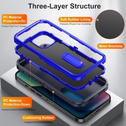 Funda Rugged iPhone 13 con Soporte 3 en 1