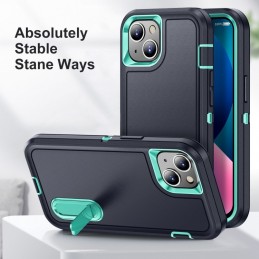 Funda Rugged iPhone 13 con Soporte 3 en 1