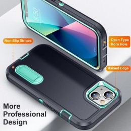 Funda Rugged iPhone 13 con Soporte 3 en 1