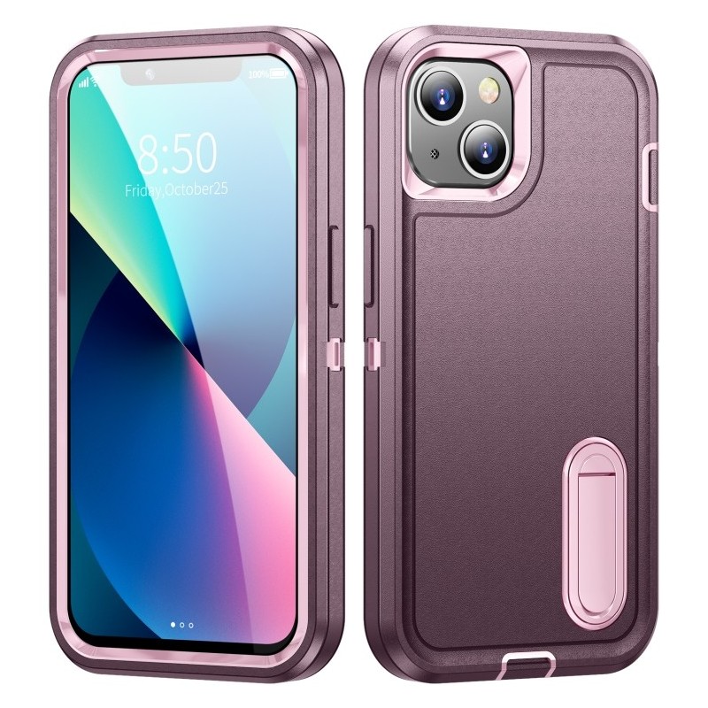 Funda Rugged iPhone 13 con Soporte 3 en 1