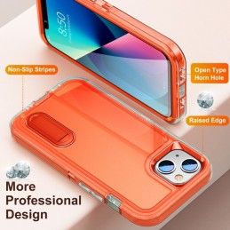 Funda Rugged iPhone 13 con Soporte 3 en 1