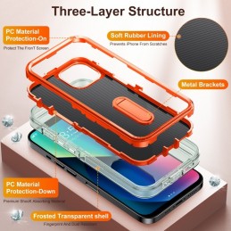 Funda Rugged iPhone 13 con Soporte 3 en 1