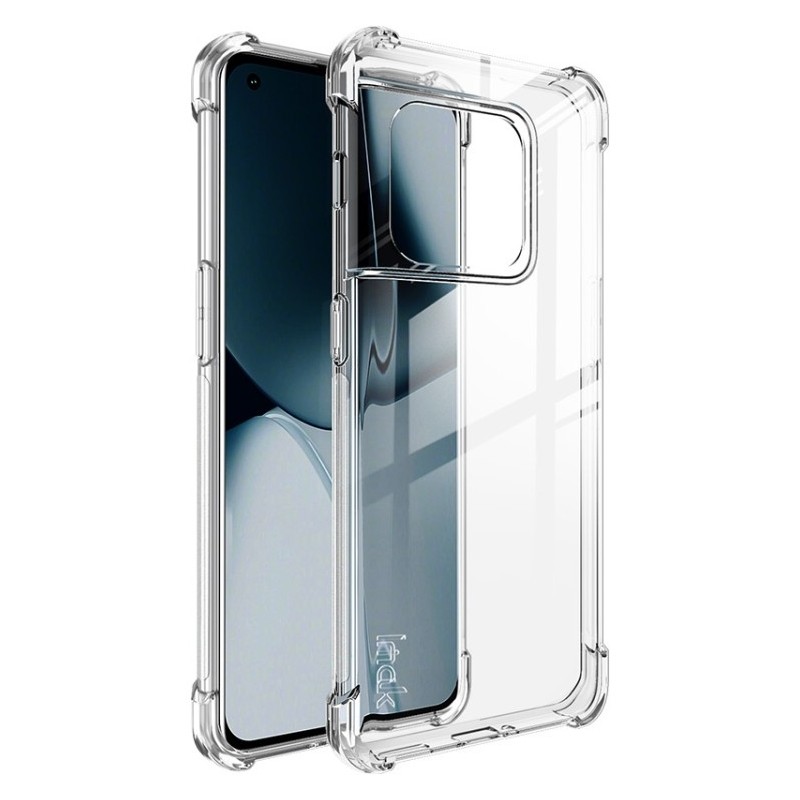 Funda OnePlus 10 Pro Transparente Silicona iMAK Airbag + Protector Pantalla