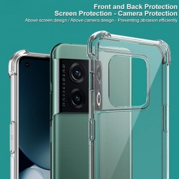 Funda OnePlus 10 Pro Transparente Silicona iMAK Airbag + Protector Pantalla