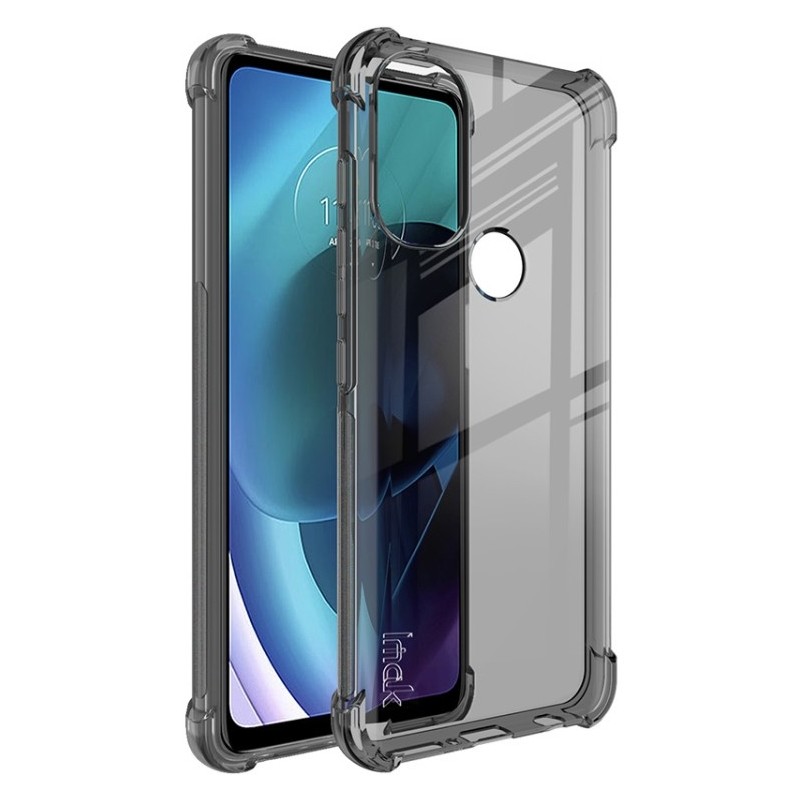 Funda Motorola Moto G71 Transparente Silicona iMAK Airbag + Protector Pantalla