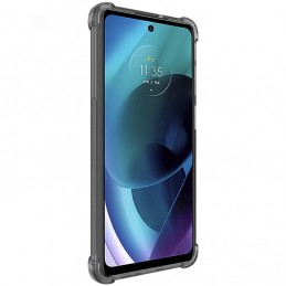 Funda Motorola Moto G71 Transparente Silicona iMAK Airbag + Protector Pantalla