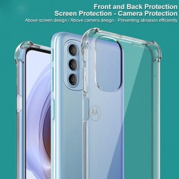 Funda Motorola Moto G31  G41 Transparente Silicona iMAK Airbag + Protector Pantalla