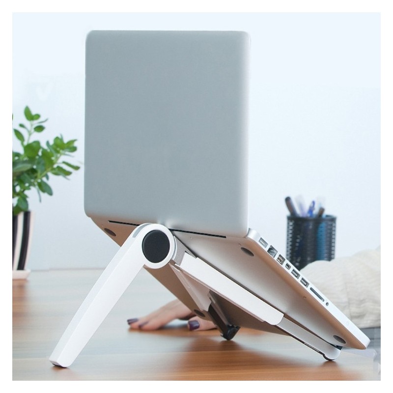 Soporte Pleagable Escritorio Portátil, Tablet ó Smartphone