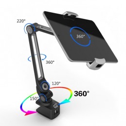 Soporte Móvil Tablet para Cama Mesa Snap-On Lazy