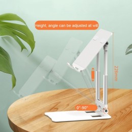 Soporte de Escritorio Antideslizante para Tablet y Móvil Elevable Plegable