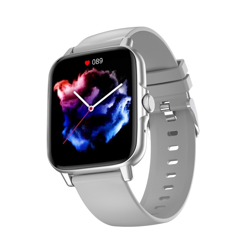 Smartwatch Unisex con Correa de Silicona NFC y Bluetooth