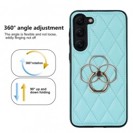 Funda Samsung Galaxy S23+ 5G Piel Rombico con Soporte Anillo