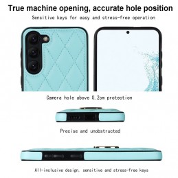 Funda Samsung Galaxy S23+ 5G Piel Rombico con Soporte Anillo