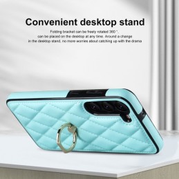 Funda Samsung Galaxy S23+ 5G Piel Rombico con Soporte Anillo