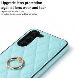 Funda Samsung Galaxy S23 5G Piel Rombico con Soporte Anillo