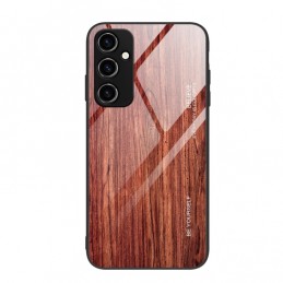 Funda Samsung Galaxy A54 de Vidrio de Grano de Madera