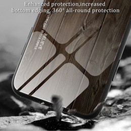 Funda Samsung Galaxy A54 de Vidrio de Grano de Madera