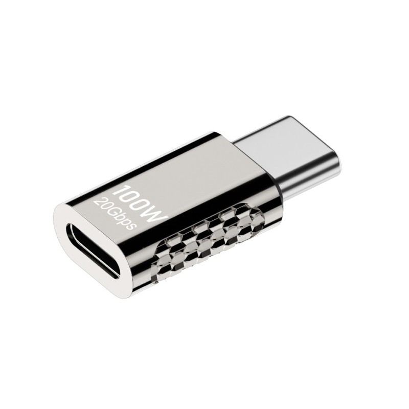 Adaptador 100W USB C de Aleación de Zinc de 20 Gbps